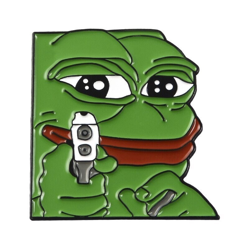 Kreativ Lustig Frosch Emaille Anstecker Abzeichen Reversnadel Rucksack Geschenke