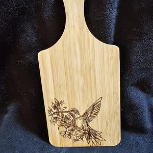 hummingbird decorative cutting board