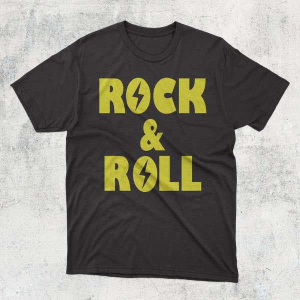 Vintage Rock N Roll Camisa / Glam Rock Heavy Metal Classic 70's 80's Fashion Concert Tee Retro Music Band camiseta Cute Grunge Outfit guitarra