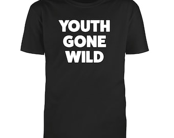 Camiseta Youth Gone Wild – Skid Row, Heavy Metal, Fabricada em Los Angeles