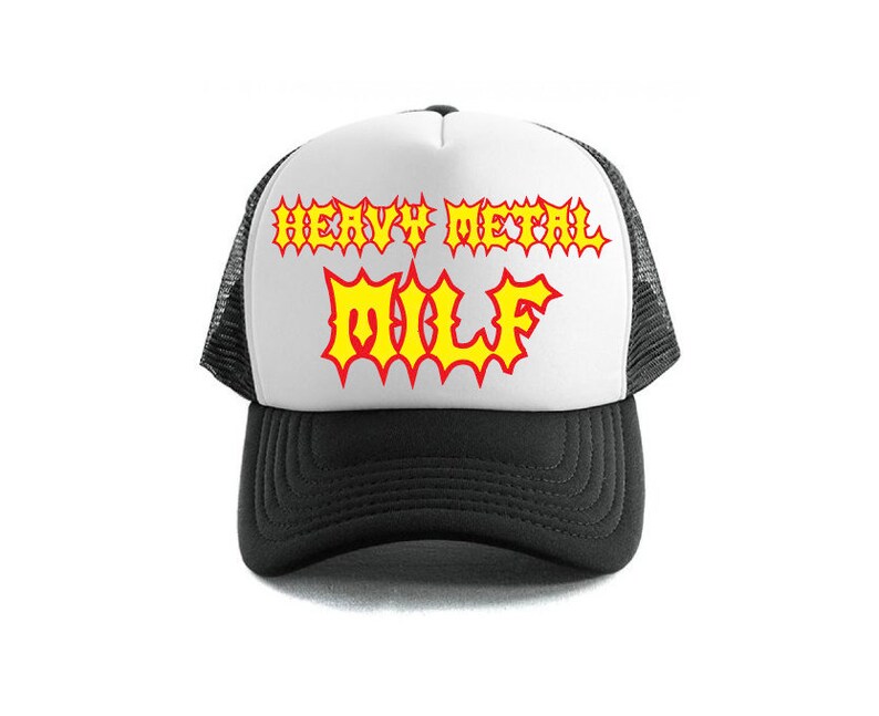 Heavy Metal Milf Trucker Hat Trucker Cap Baseball Caps Custom Heavy ...