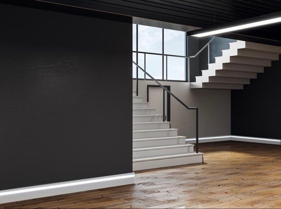 Baseboard Moldings With Led Light Inserts Great For Interior Etsy