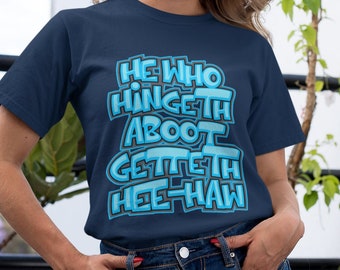 Camiseta Still Game: El que se acuesta con el pie, se lleva una risa