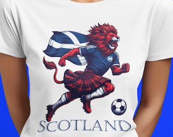 Schottland Lion Rampant Fußball-T-Shirt, Saltire-T-Shirt, Kein Schottland, keine Party, schottischer Fußballfan, Schottland-Unterstützer-T-Shirt