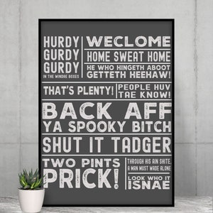 Printable Still Game Quotes Board Téléchargement numérique Affiche