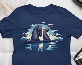 The Kelpies Scottish Folklore Tshirt Kelpies Falkirk Scotland Unisex T-Shirt