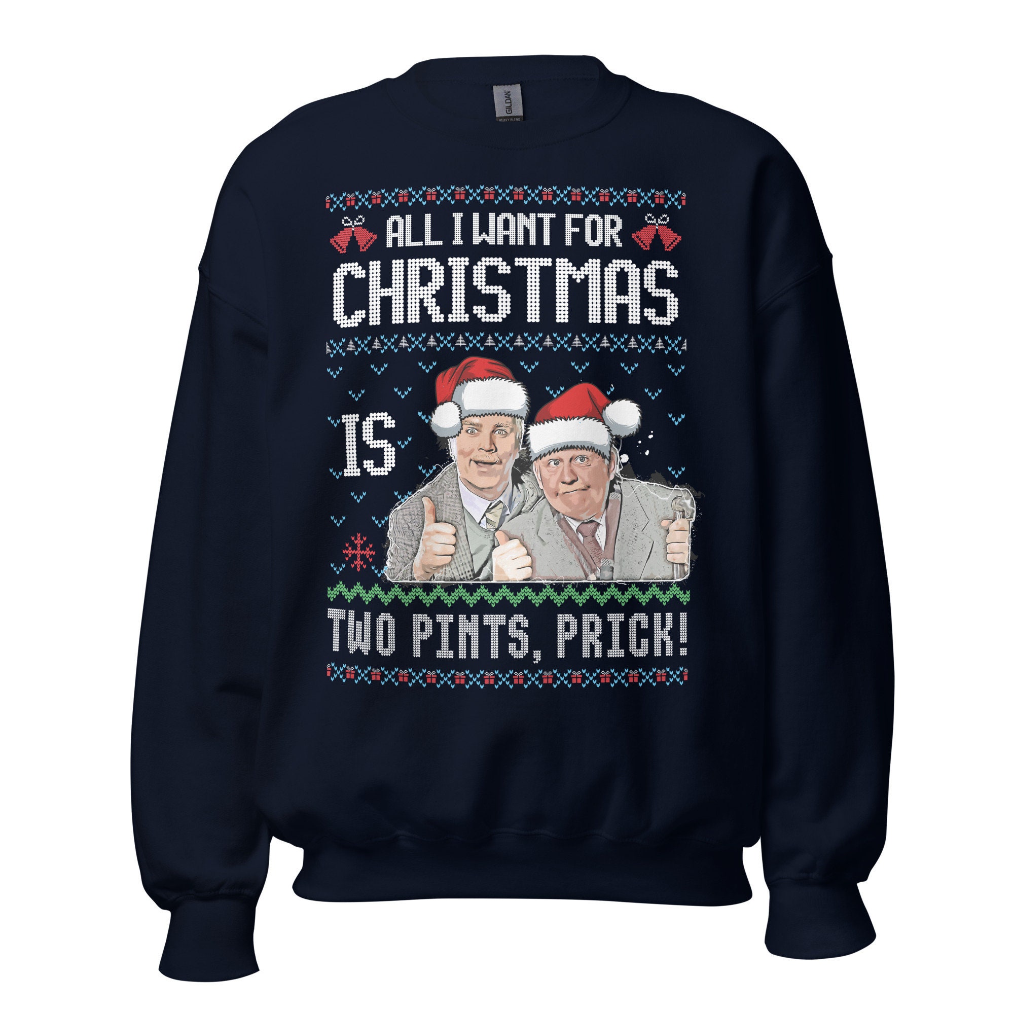Still Game Jack and Victor Merry Christmas Two Pints Prick Funny Scottish Christmas Sweatshirt Etsy UK