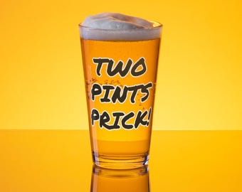 Vaso de pinta escocés divertido / Vaso de dos pintas / Vaso de juego tranquilo