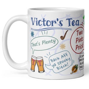 Noch Spiel Tasse, personalisierte Noch Spiel Tasse, Craiglang Tee oder Kaffee, Benutzerdefinierte Still Spiel Geschenk, Clansman Geschenk, fügen Sie Namen hinzu, Still Spiel Weiße Tasse