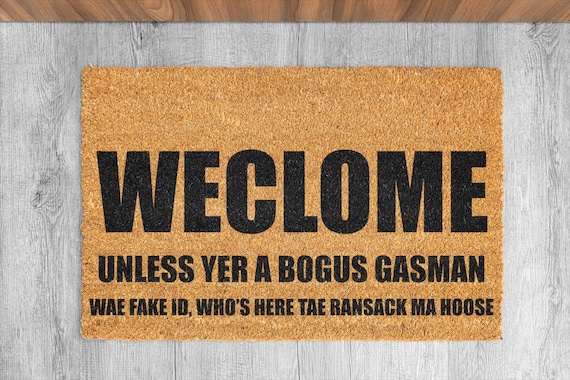 Still Game Door Mat | Weclome Door Mat | Still Game Bogus Gasman