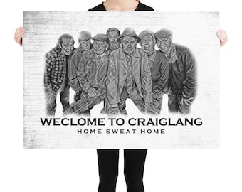 Still Game Weclome To Craiglang Home Sweat Home Print