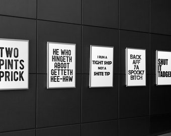 Still Game Poster Download, Still Game Quotes, Printable Still Game Quotes 5 Digital Download Posters