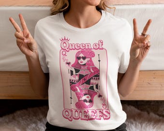 Queen Of Queefs t-Shirt, Queef  tee, Queefing Inappropriate Tshirt, Gag Gift Exchange, Rude Girls Trip Joke t-shirt Swap, Prank Gift