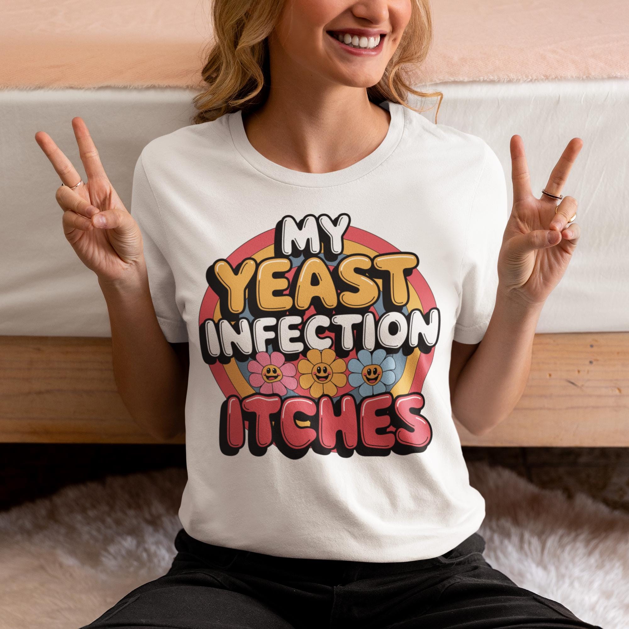 Tshirt Candida Magliette Yeast Infection Shirt UK