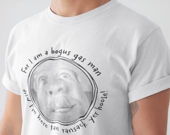 Camiseta Still Game: Bogus Gas Man, camiseta de comedia escocesa