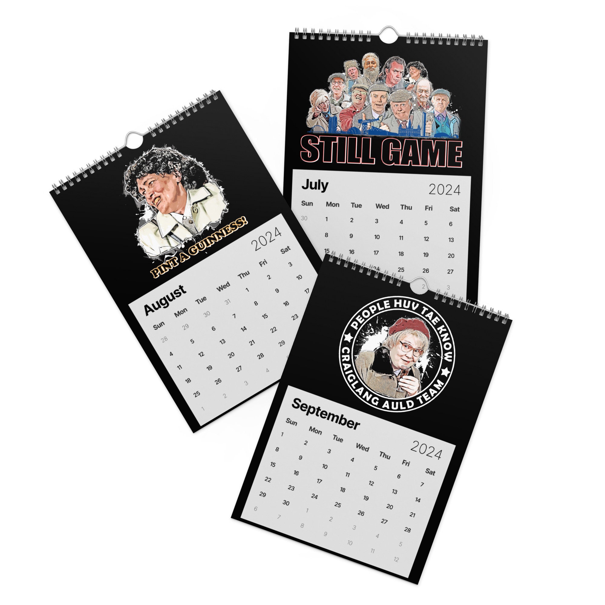 Still Game Rippy Affy Day. A Still Game Calendar Funny Still Game Wall