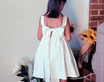 Handmade Cotton Flower Girl Dress: Rustic Wedding, Toddler & Baby