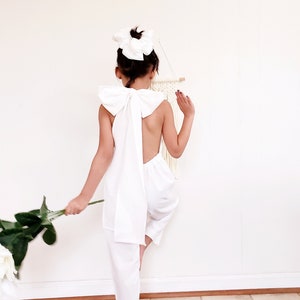 Jurk voor bloemenmeisjes, jumpsuit