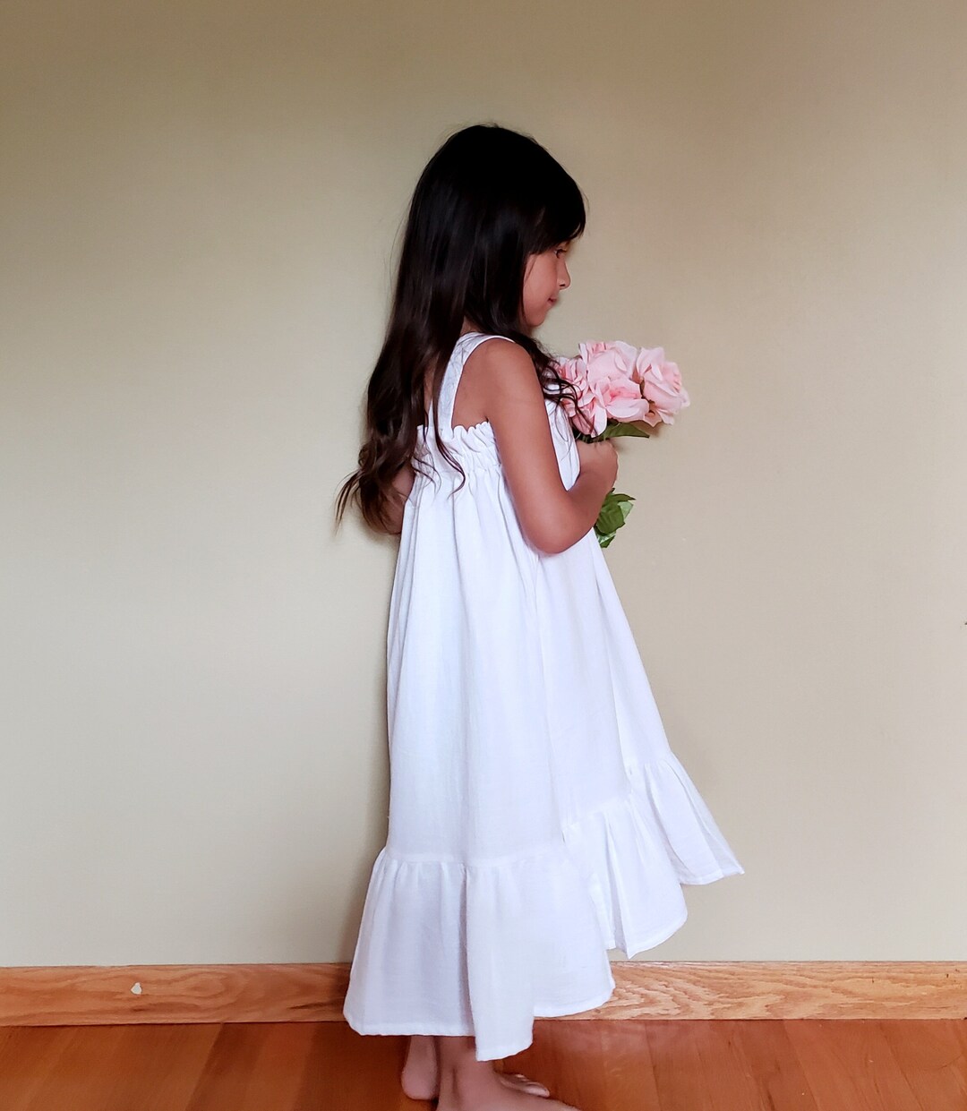 Boho Baby Girl Dress Flower Girl Dress Simple Toddler Etsy