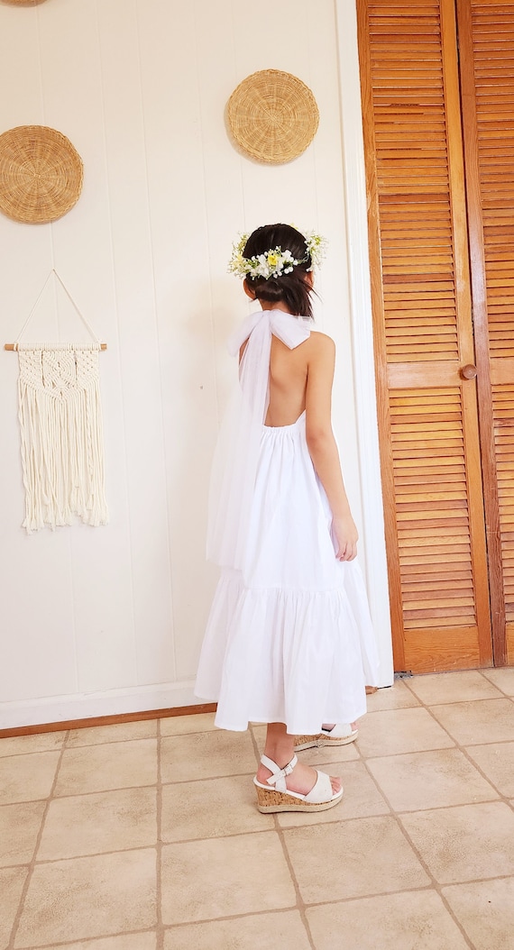 white cotton flower girl dresses Buy Ecru White 3D Flower Mesh Flower Girl Dress (3-16yrs) from Next USA