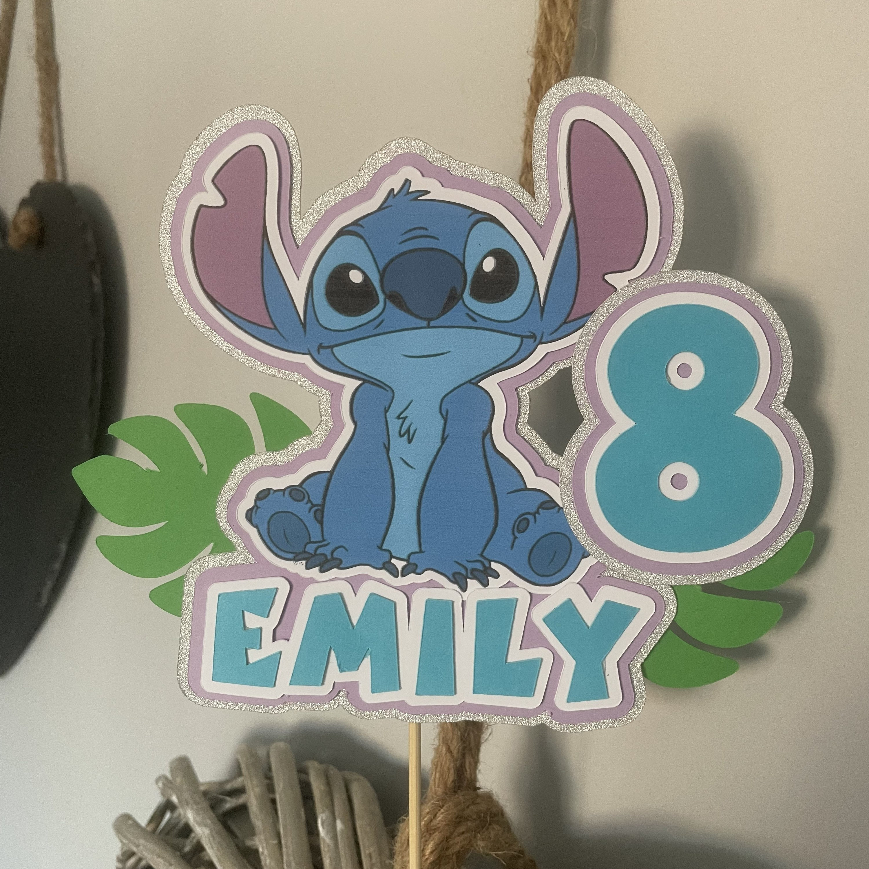 Stitch Cake Topper - Etsy