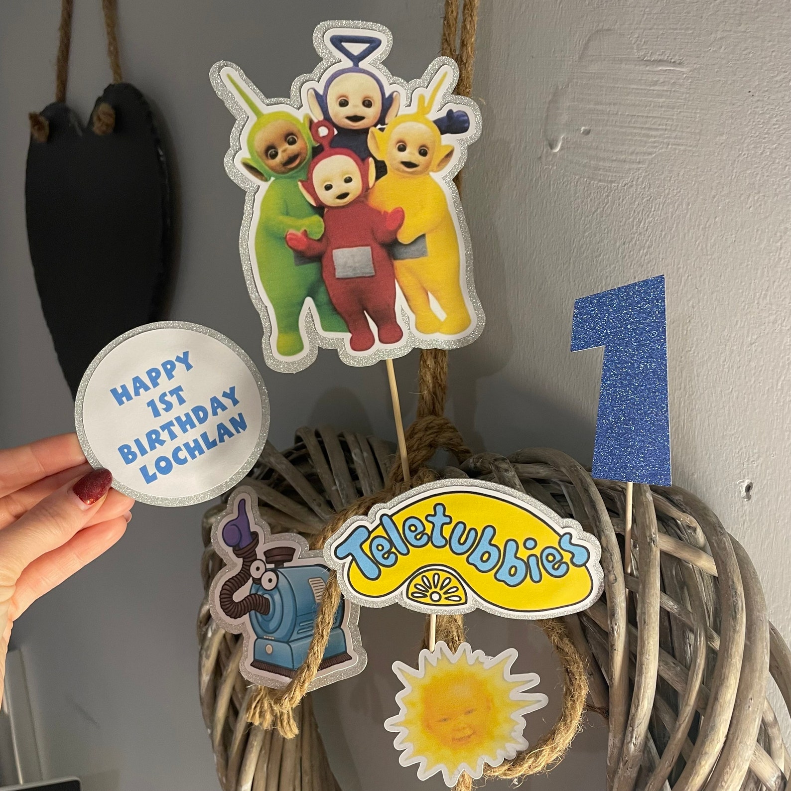 Teletubbies Cake Topper Etsy UK