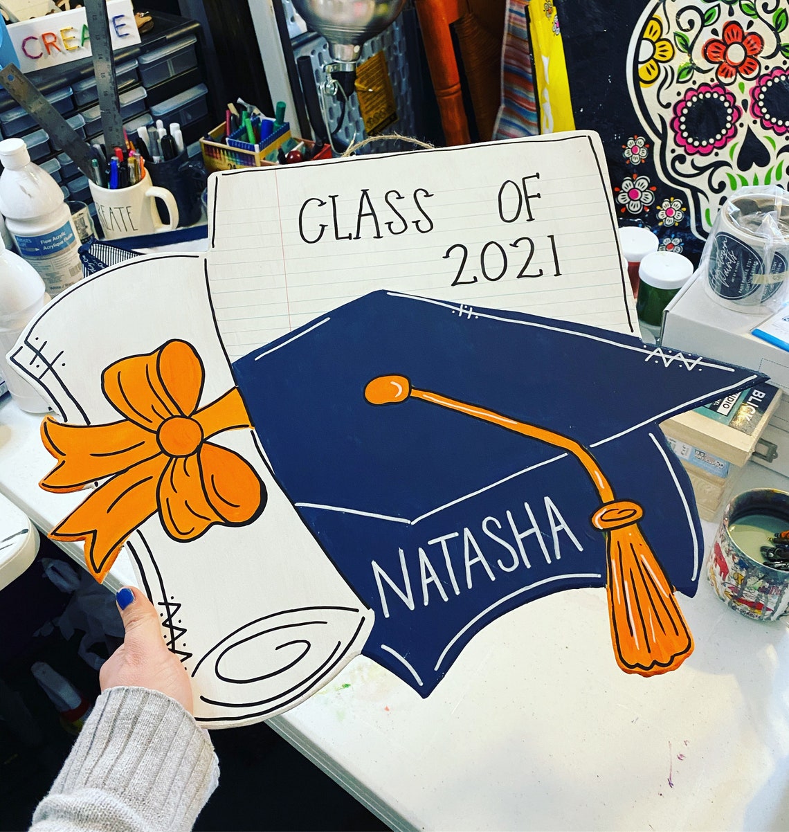 Personalized Graduation Door Hanger Etsy