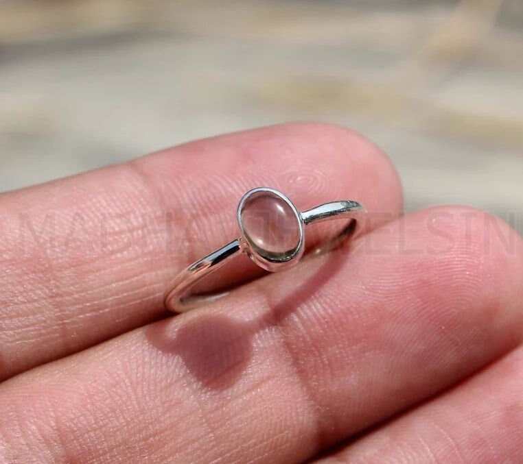 Clear stone best sale ring