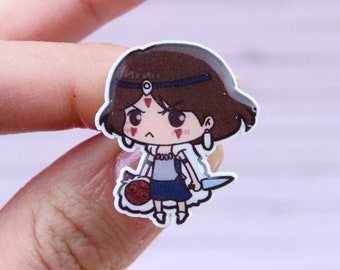 Kawaii Anime Princess Pin Brooch, Gift For Kids, Japanese Cartoon Pin, Cosplay Jewelry, Quirky Pin, Novelty Jewelry