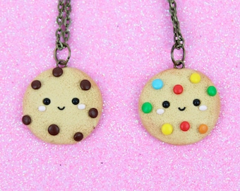 Kawaii Chocolate Cookie Necklace
