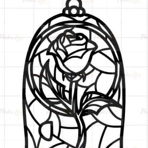 Archivo JPG de La Bella y la Bestia Rosa