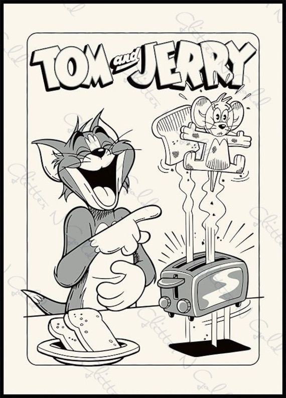 2 JPG file of Tom & Jerry