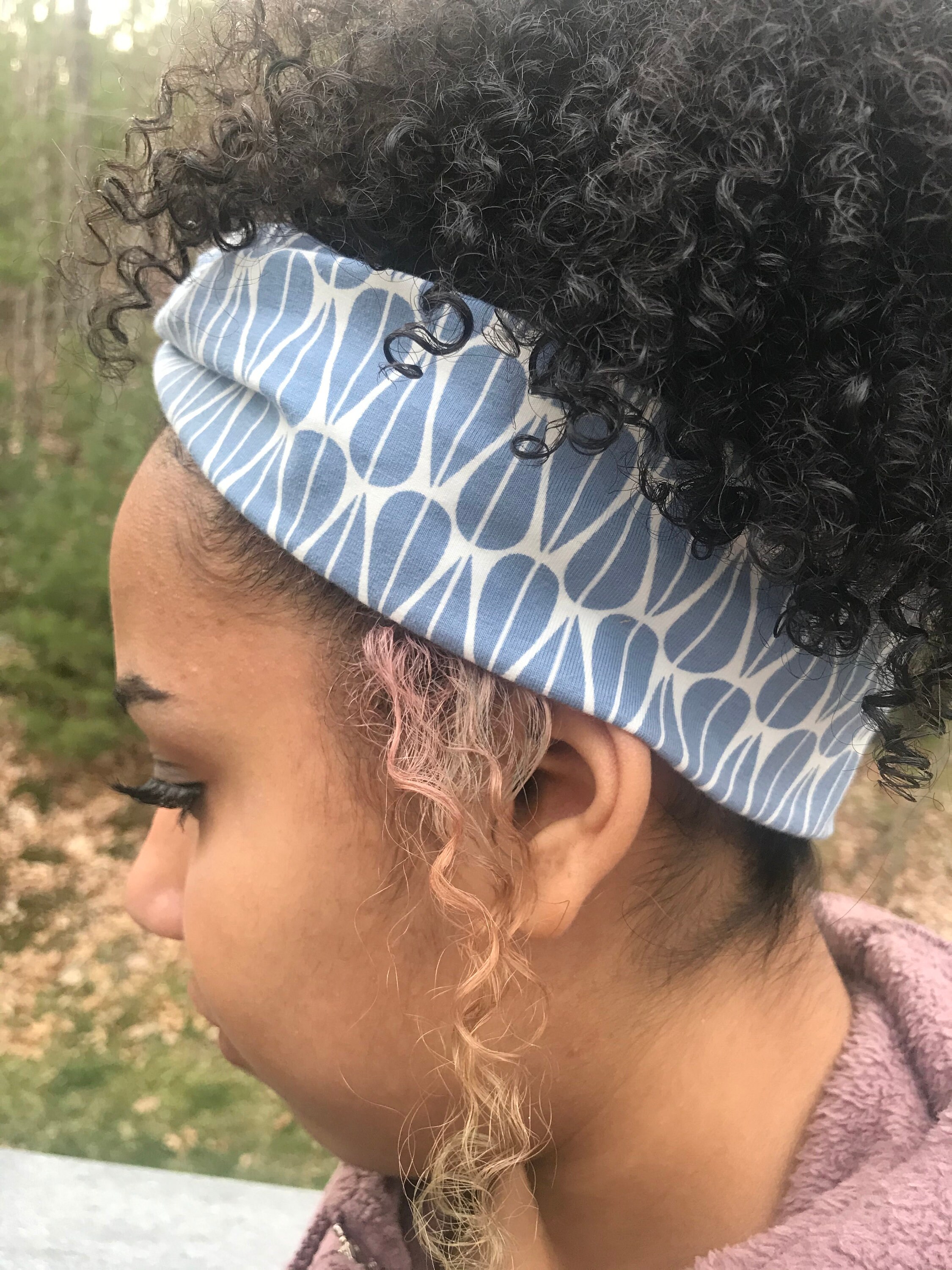 WOVEN TWIST HEADBAND NATURES KALEIDOSCOPE main image 1