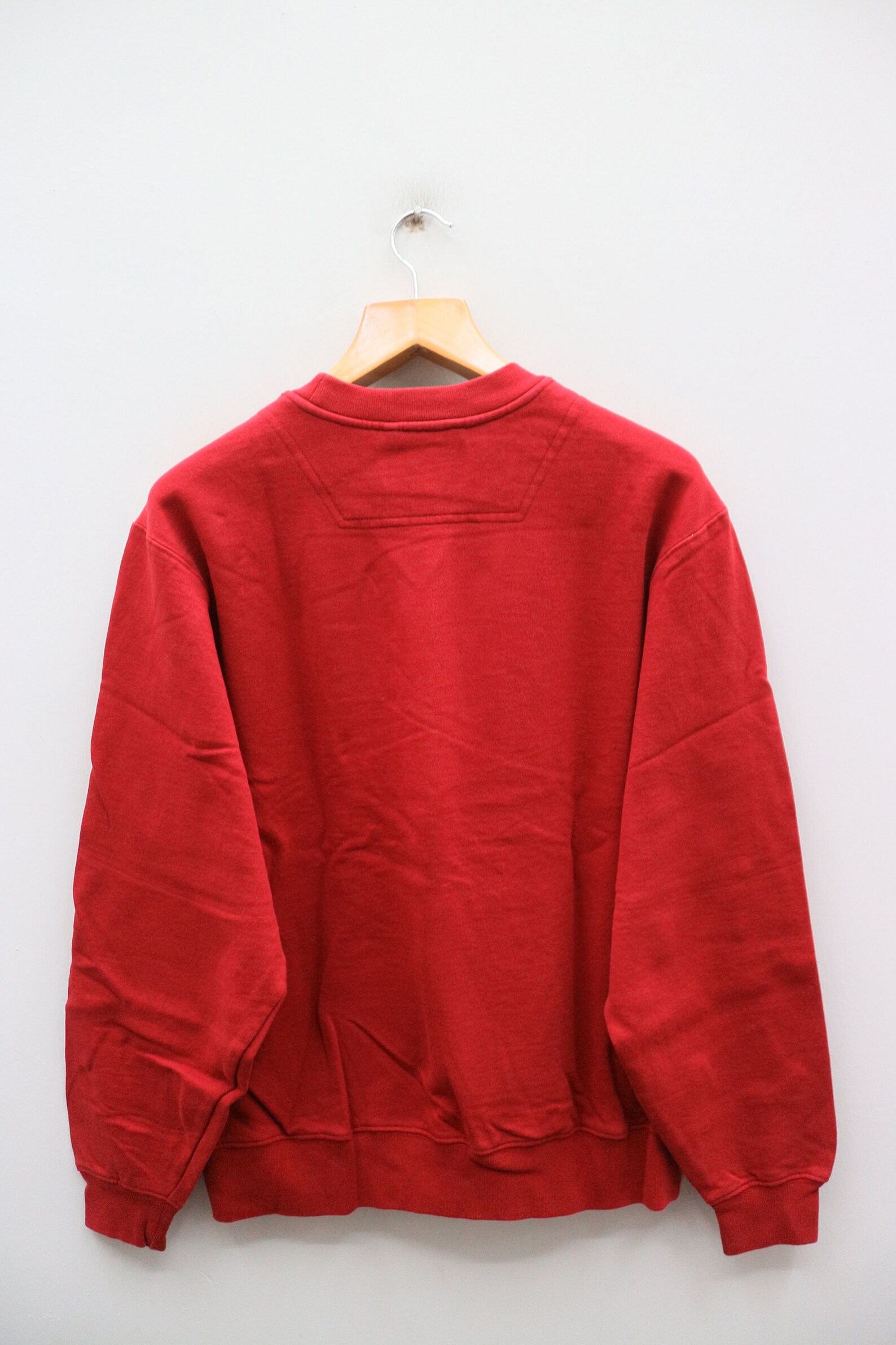 Vintage L.L BEAN 1912 Big Logo Big Spell Red Pullover Sweater | Etsy