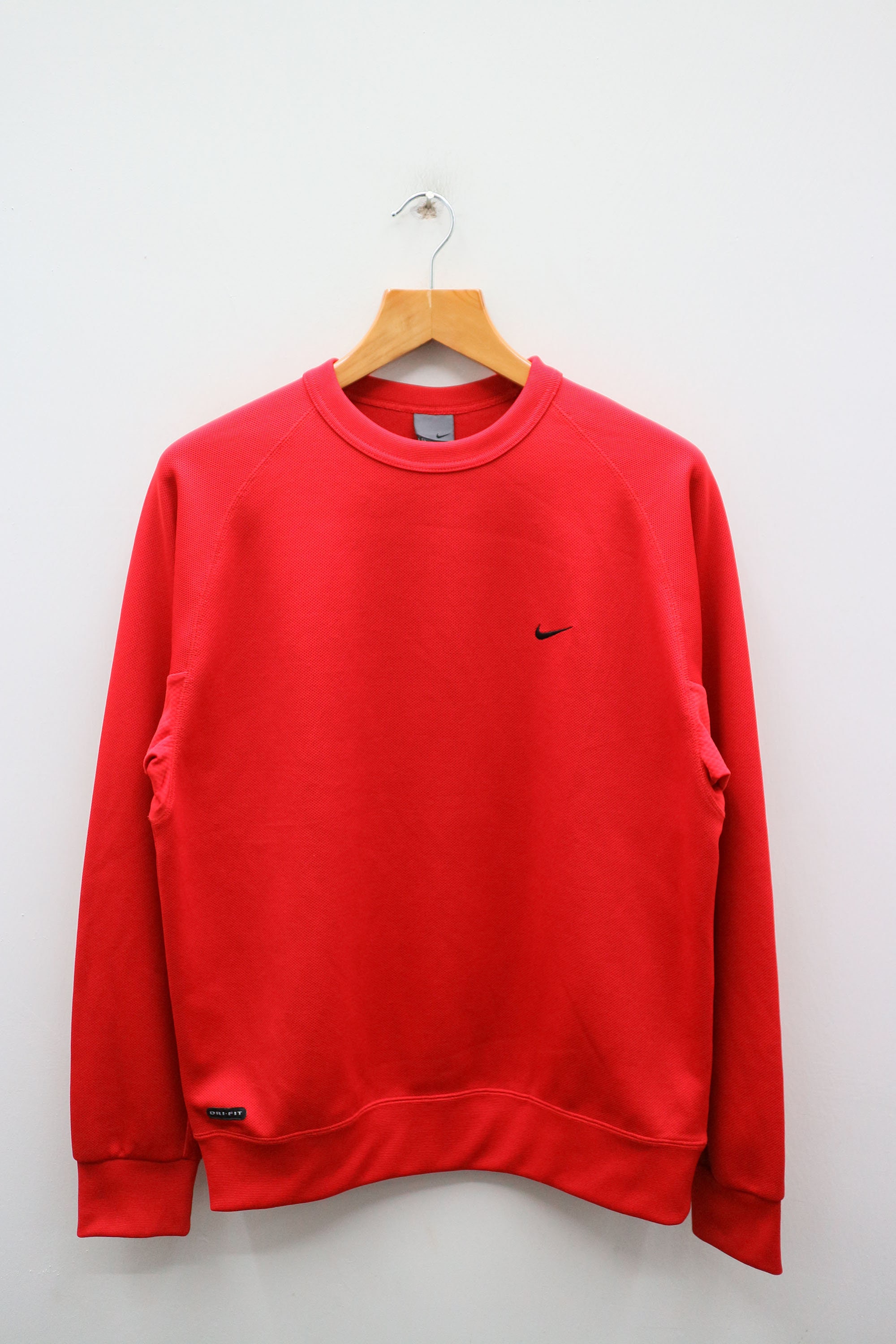 Vintage NIKE Sportswear Small Logo Red Pullover Sweater | Etsy