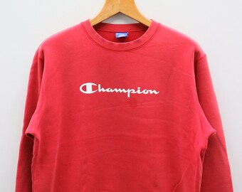 champion sweatshirt red