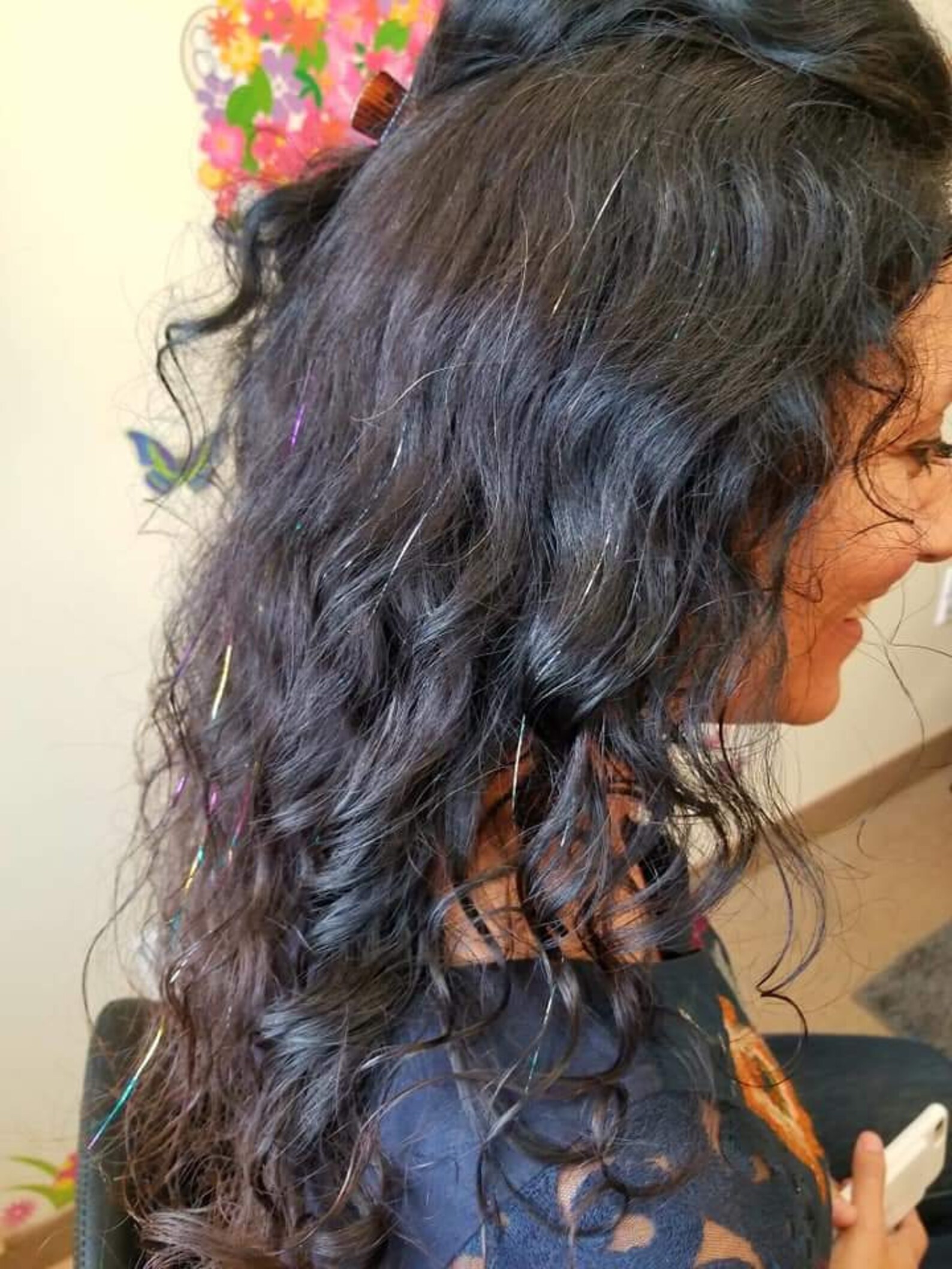 Fairy Hair Sparkling Hair Extension Hair Tinsel Tape In Etsy