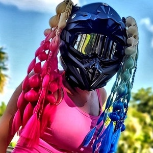 Harley Quin Motorcycle Helmet Etsy