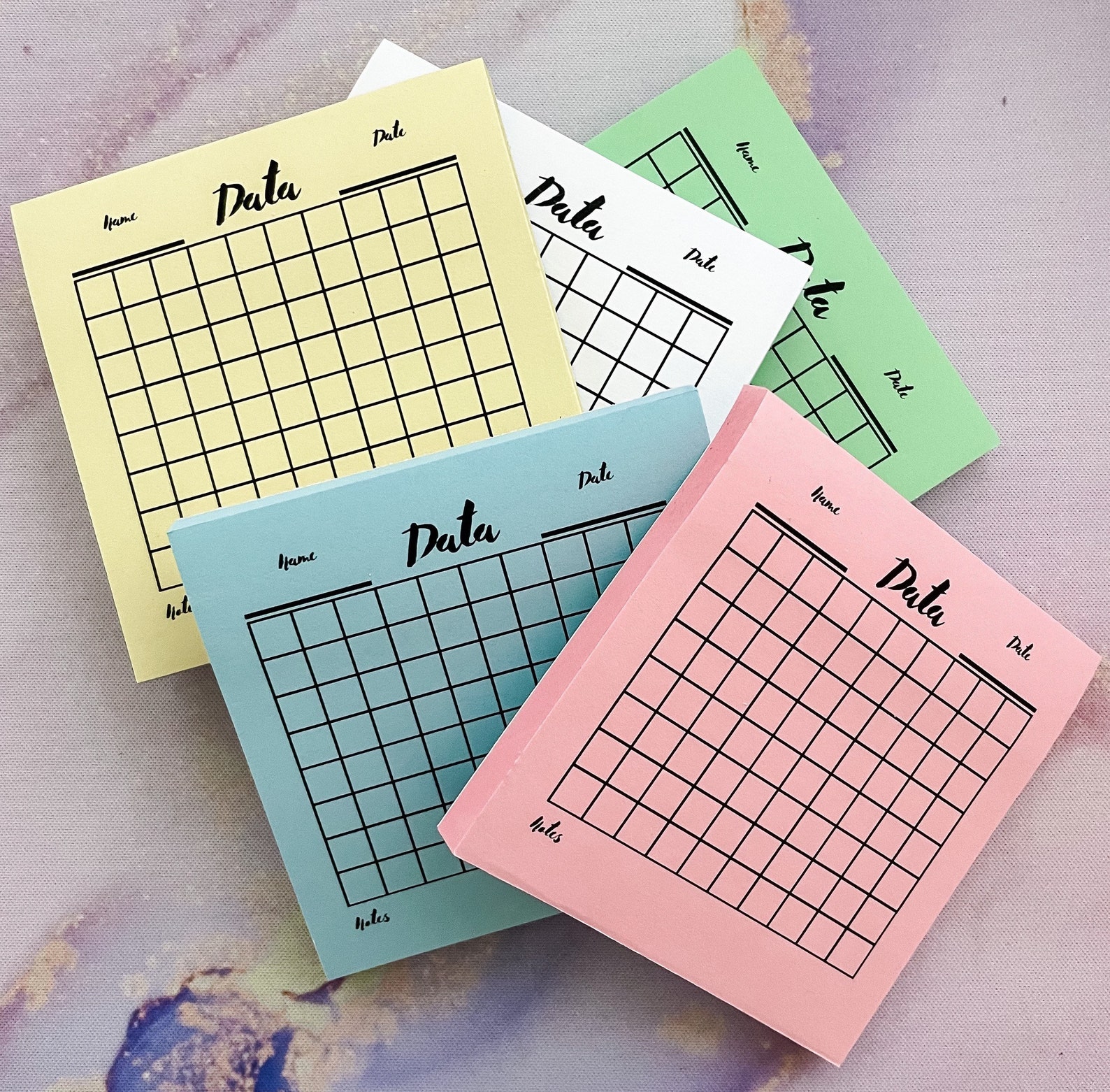 Data Sticky Notes Speech Therapy SPED Data Collection Etsy