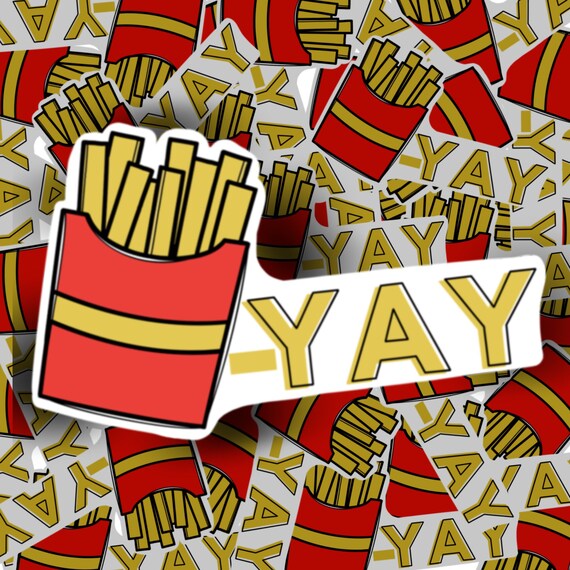FryYAY Sticker Matte SLP Gifts Etsy