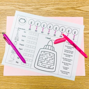 One Sheet Articulation Activities | Must Have Speech Therapy | Digital Download | Printable Worksheet