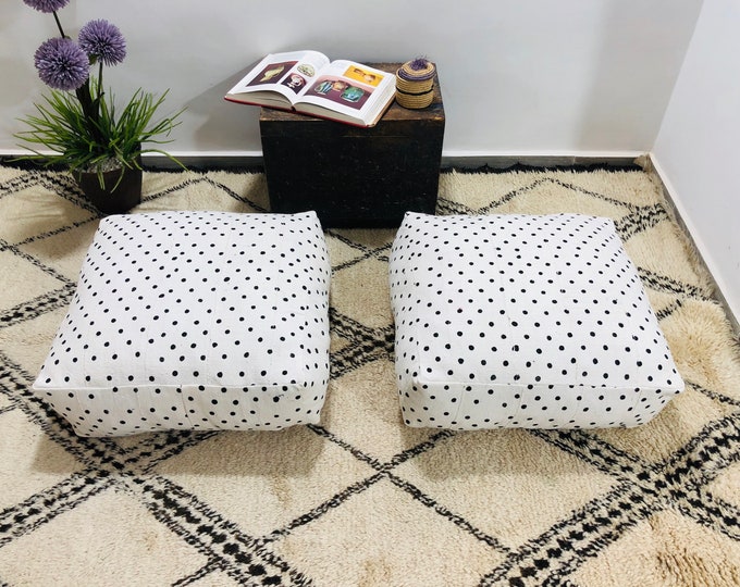 Mudcloth pouf,Footstool Pouf ,Pillow Covers 24x24x8,Moroccan pouf,free shipping