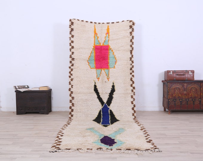 Moroccan Fine Rug,Boho rug,Area Rug,Colorful Rug,living room rug 10.5 x3.7 FEET