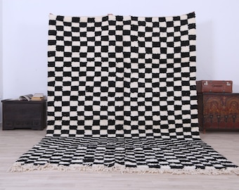 Moroccan Checkered Rug,Checkerboard Rug,Amazig Rug,Living Room rug,Wool Rug