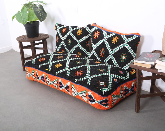 Fabulous Wool seat cushion,floor cushion,rectangular floor cushion,deal for 2 pillow covers & 1 large floor cushion