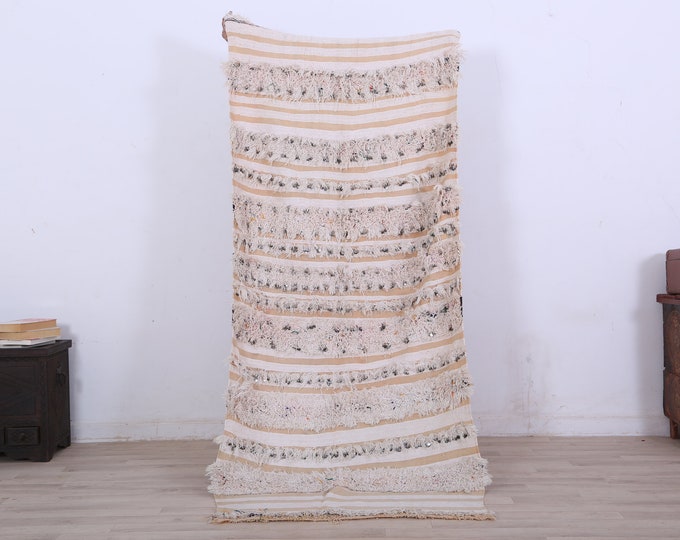 Moroccan blanket,Colored carpet,Livingroom rugs,Blanket for decor 6.6ft x 3.5ft