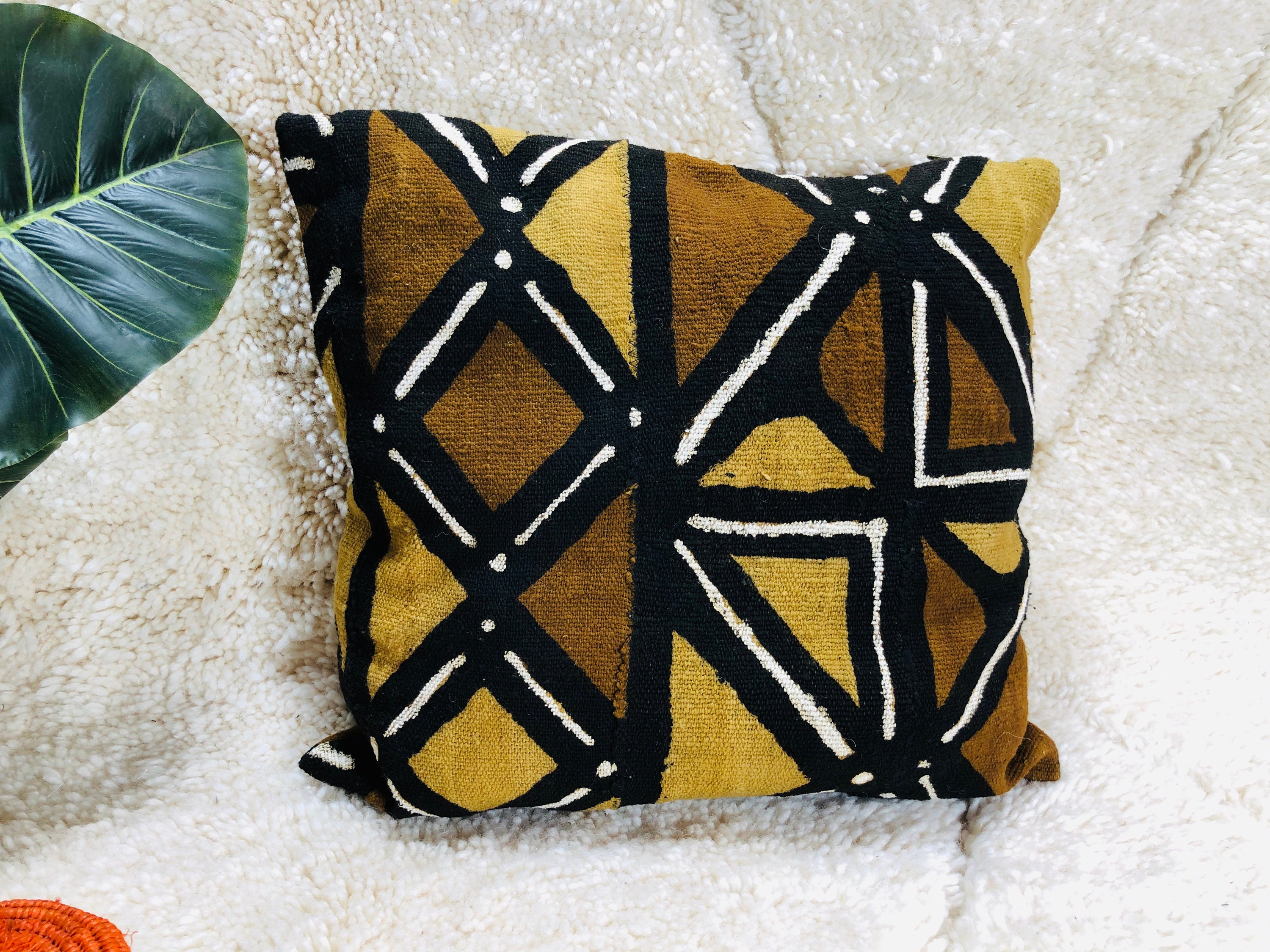 Bogolan, Cushion, Pillow, Moroccan Pillow Covers , 40% Off Pillow Decorative For Bed, Rug Pillow, Cu