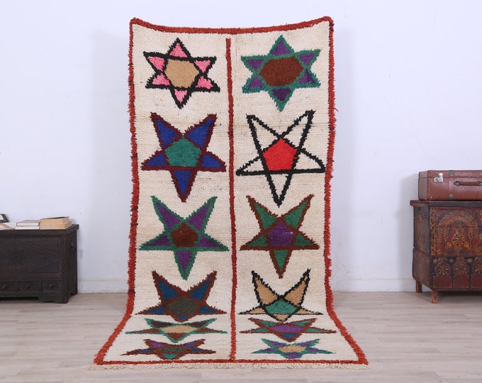 Moroccan Fine Rug,Boho rug,Area Rug,Colorful Rug,living room rug 8.5 x 3.9 FEET
