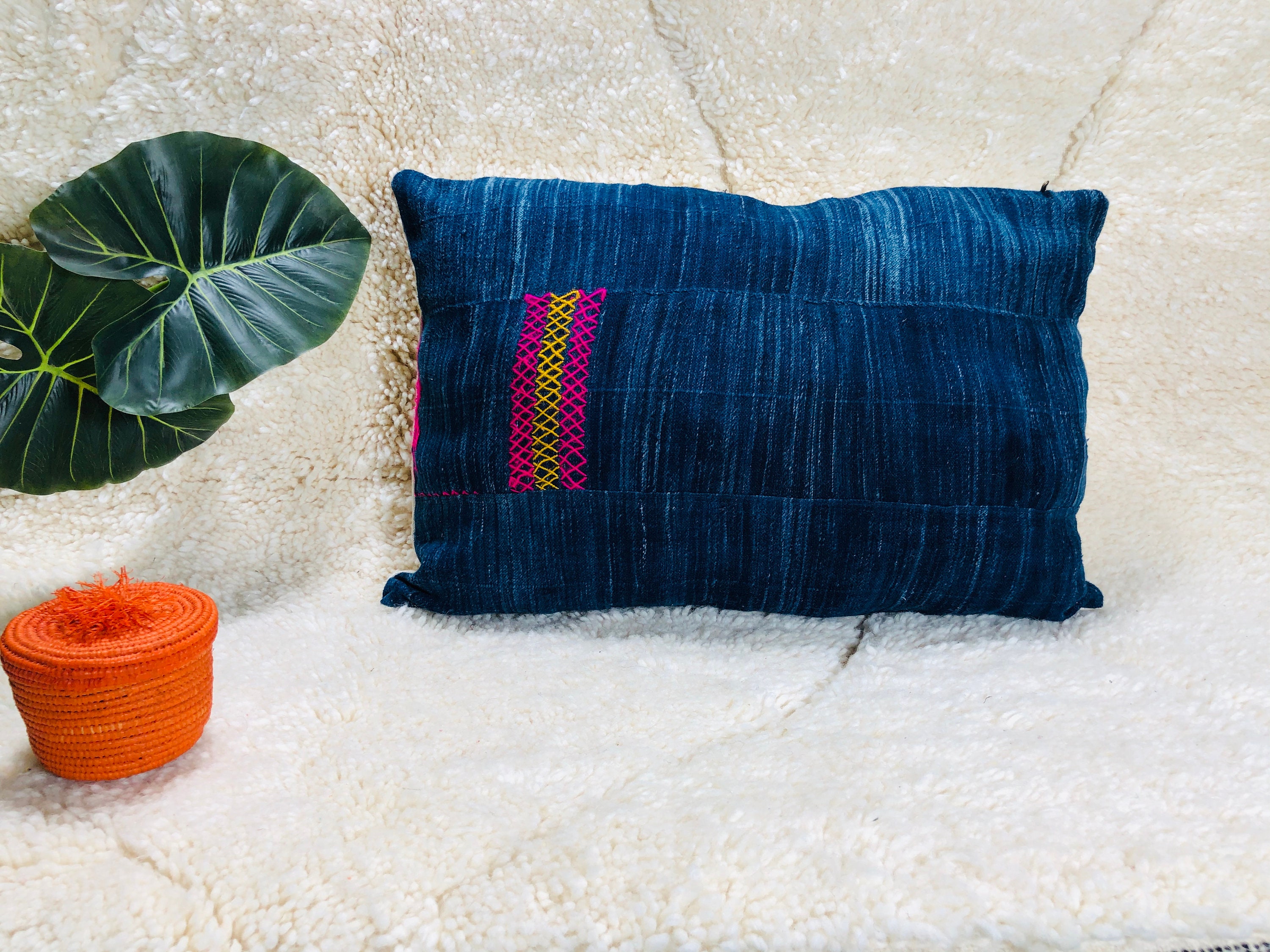 Pillow, Moroccan Pillow Covers , 40% Off Pillow Decorative For Bed, Rug Pillow, Cushion, 29x15 Inch.