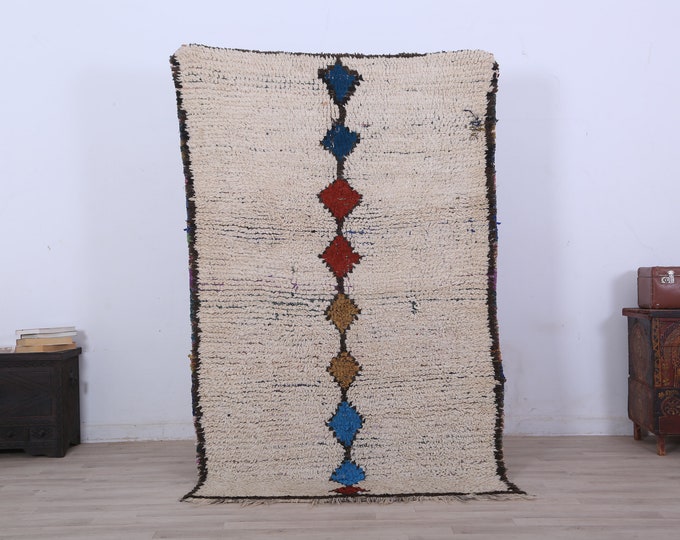 Moroccan Fine Rug,Boho rug,Area Rug,Colorful Rug,living room rug 6.5x4.1 FEET